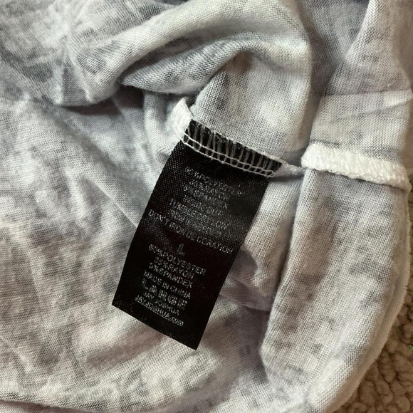 Y2K Jay Joshua New York Graphic Print T Shirt White Black Rhinestone Embellished - Picture 6 of 7